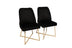 Set 2 scaune Madrid 911 V2, Auriu - Negru, 50x49x90 cm, SKU 974NMB1202, imagine 1