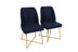 Set 2 scaune Madrid 908 V2, Auriu - Albastru închis, 50x49x90 cm, SKU 974NMB1204, imagine 1