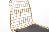 Set 2 scaune Tivoli 273 V2, Auriu, 46x43x81 cm