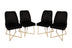 Set 4 scaune Madrid 911 V4, Auriu - Negru, 50x49x90 cm, SKU 974NMB1216, imagine 1
