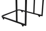 MASUTA DE CAFEA Ce Metal Zigo Table, Nuc, 46x49x41 cm - Alb negru, SKU 974NMB1234