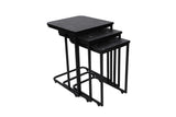 MASUTA DE CAFEA Ce Metal Zigo Table, Nuc, 46x49x41 cm - Maro Negru, SKU 974NMB1234