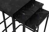MASUTA DE CAFEA Ce Metal Zigo Table, Nuc, 46x49x41 cm - Maro Negru, SKU 974NMB1234