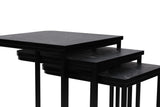 MASUTA DE CAFEA Ce Metal Zigo Table, Nuc, 46x49x41 cm - Maro Negru, SKU 974NMB1234