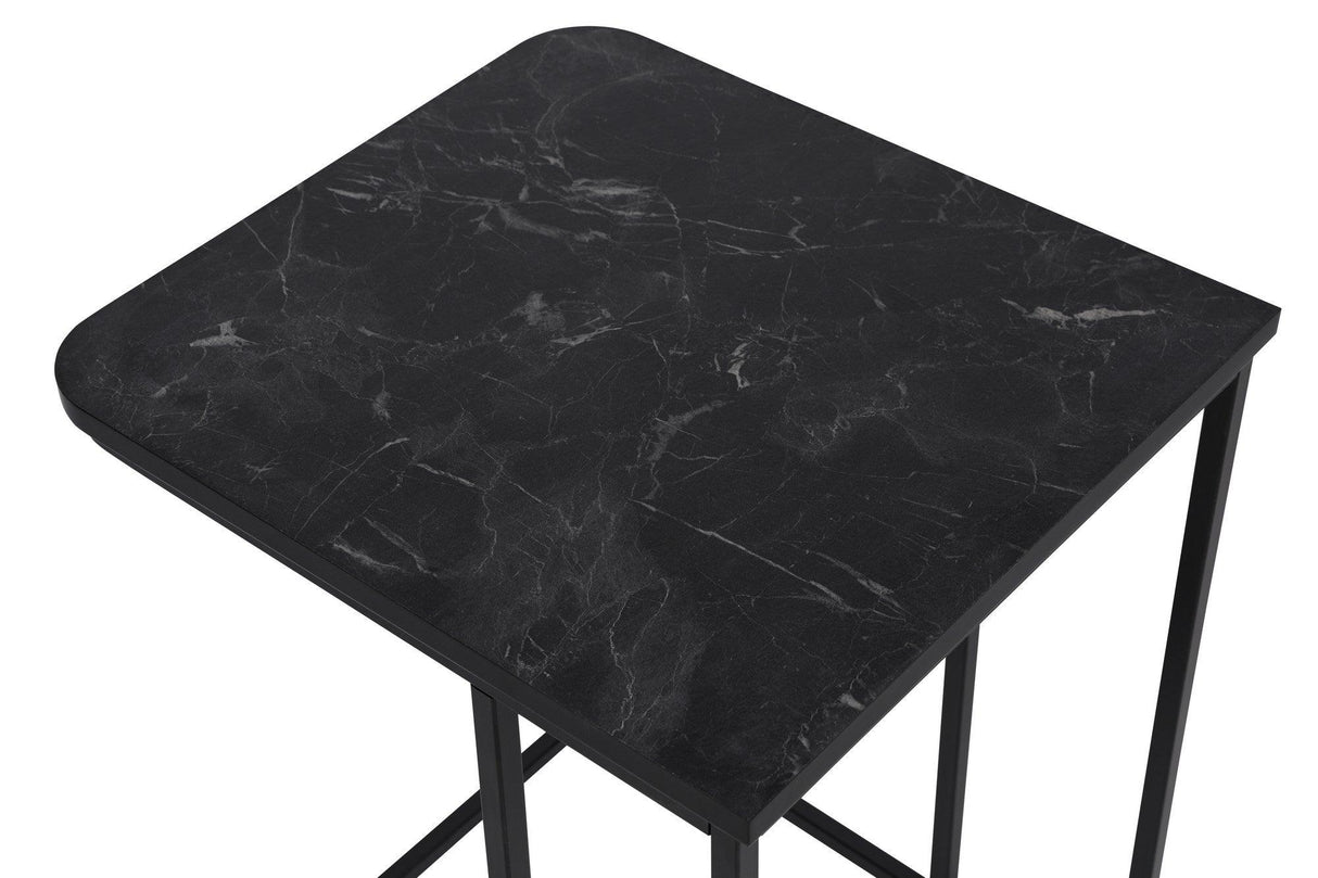 MASUTA DE CAFEA Ce Metal Zigo Table, Nuc, 46x49x41 cm - Maro Negru, SKU 974NMB1234