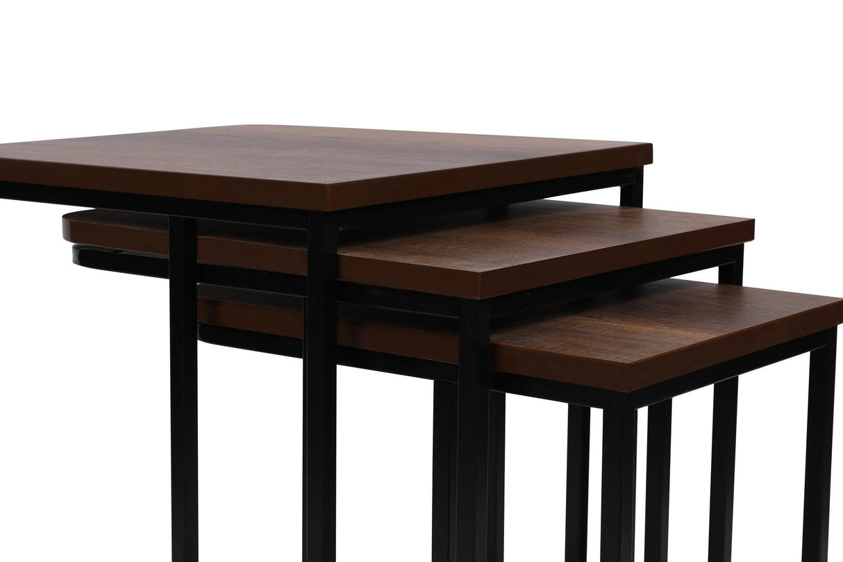 MASUTA DE CAFEA Ce Metal Zigo Table, Nuc, 46x49x41 cm - Nuc Negru, SKU 974NMB1234