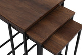 MASUTA DE CAFEA Ce Metal Zigo Table, Nuc, 46x49x41 cm - Nuc Negru, SKU 974NMB1234