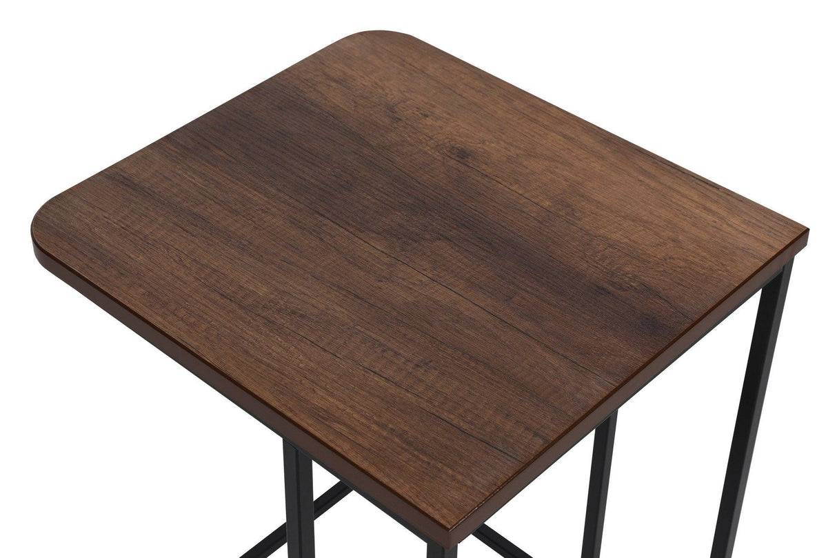 MASUTA DE CAFEA Ce Metal Zigo Table, Nuc, 46x49x41 cm - Nuc Negru, SKU 974NMB1234