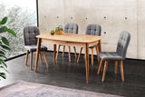 Masă Retro - 1192, Stejar, 80x75x130 cm, SKU 974NMB1537