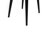 Set scaune (4 bucăți) Alfa V4 Chair Set (4 Pieces), Kaki, 50x90x49 cm - Maro Negru, SKU 974NMB1554