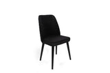 Set scaune (4 bucăți) Tutku V4 Chair Set (4 Pieces), Gri, 49x90x50 cm - Negru, SKU 974NMB1608