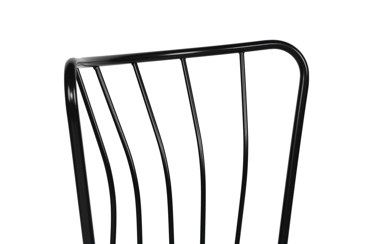 Set scaune (4 bucăți) Yıldız-1 Chair Set (4 Pieces), Albastru inchis, 42x82x43 cm - Verde Negru, SKU 974NMB1625