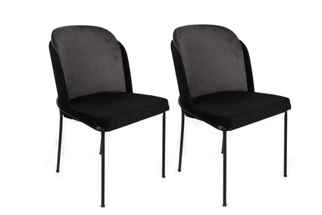 Set scaune (2 bucăți) Dore Chair Set (2 Pieces), Muştar, 54x86x55 cm
