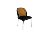 Set scaune (2 bucăți) Dore Chair Set (2 Pieces), Muştar, 54x86x55 cm - Mustar Negru, SKU 974NMB1651