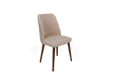 Set scaune (2 bucati) Bucatarie Sufragerie Tutku Chair  50 x 90 x 49 cm - Cremă de nucă, SKU 974NMB1683