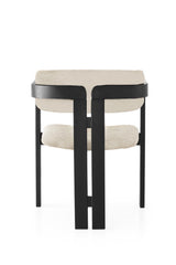 Scaun CO - 006, Gri deschis - Negru, 58x49x76 cm