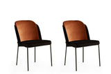 Set scaune Bucatarie Sufragerie (2 bucăți) DR Chair Set, 54 x 86 x 55 cm - Rosu/Negru, SKU 974NMB1715