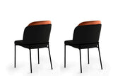 Set scaune Bucatarie Sufragerie (2 bucăți) DR Chair Set, 54 x 86 x 55 cm - Rosu/Negru, SKU 974NMB1715