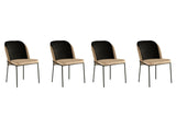Set scaune Bucatarie Sufragerie (4 bucăți) DR Chair Set, 54 x 86 x 55 cm - Bej, SKU 974NMB1716