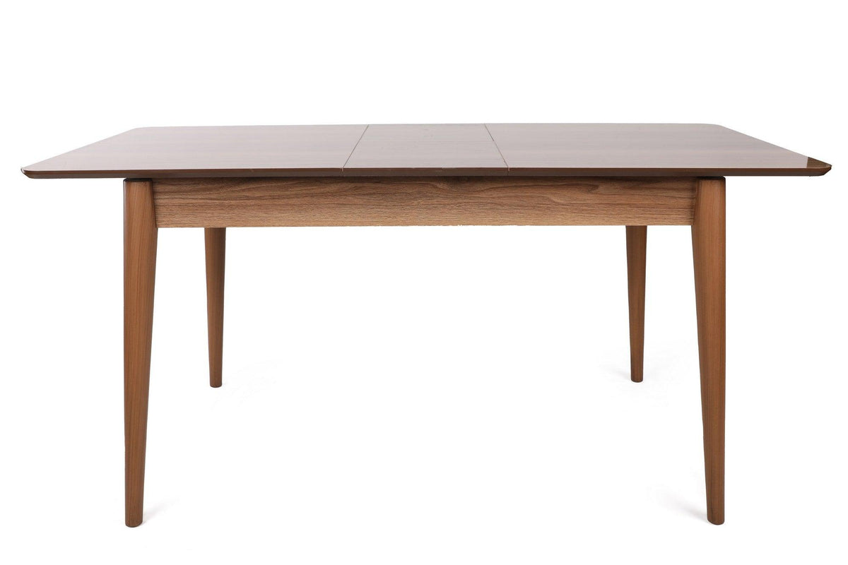 Masă Lotus - 1123, Nuc, 130x75x80 cm, SKU 974NMB1730