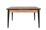 Masă Extensibila Sigma  Dining Table, Nuc, 130 x 80 x 80 cm - Nuc Negru, SKU 974NMB1732