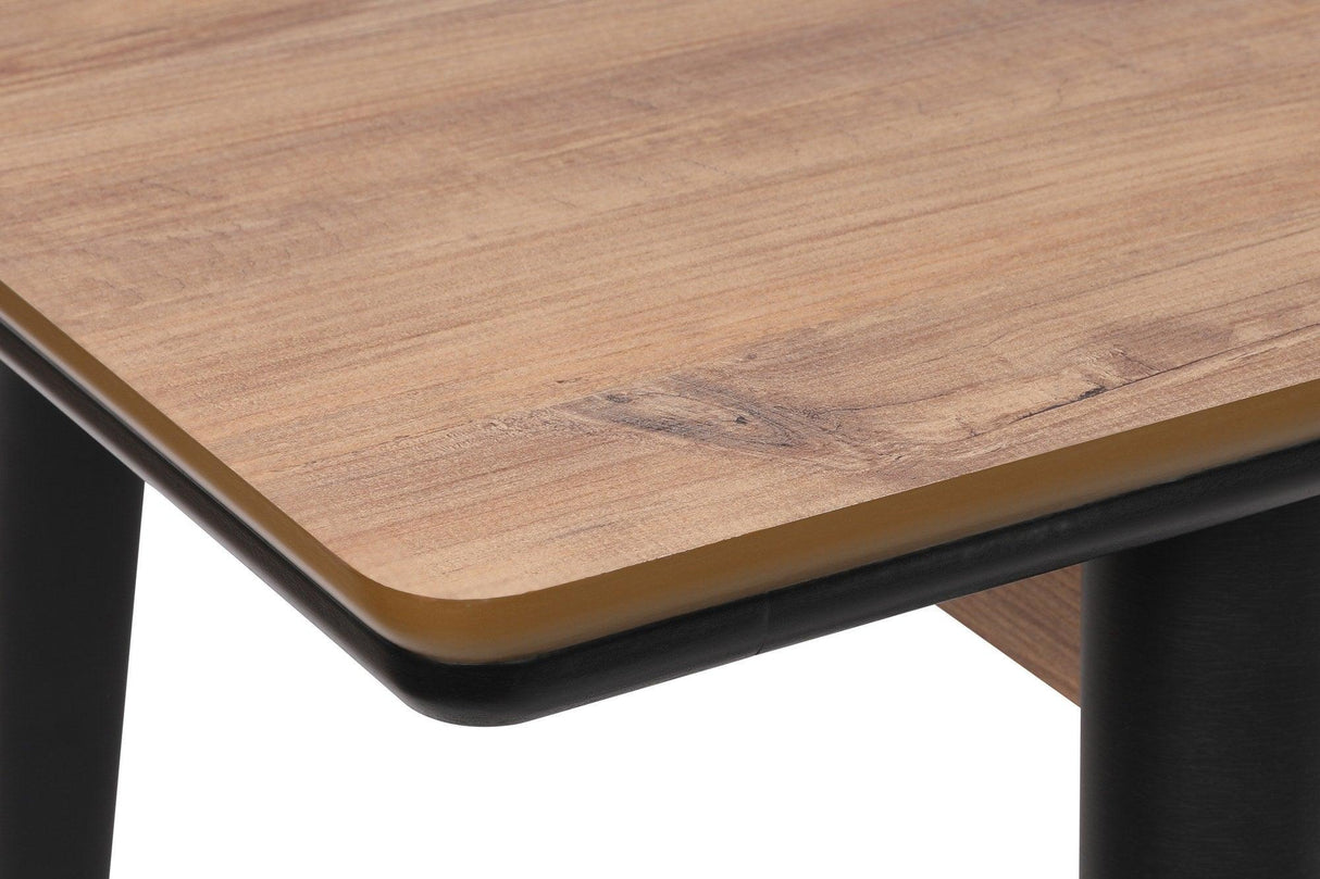 Masă Extensibila Sigma  Dining Table, Nuc, 130 x 80 x 80 cm - Nuc Negru, SKU 974NMB1732