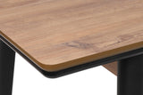 Masă Extensibila Sigma  Dining Table, Nuc, 130 x 80 x 80 cm - Nuc Negru, SKU 974NMB1732