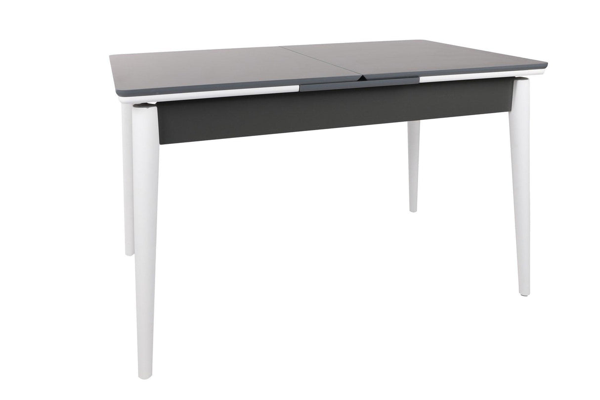 Masă Extensibila Sigma  Dining Table, Nuc, 130 x 80 x 80 cm - Alb antracit, SKU 974NMB1732