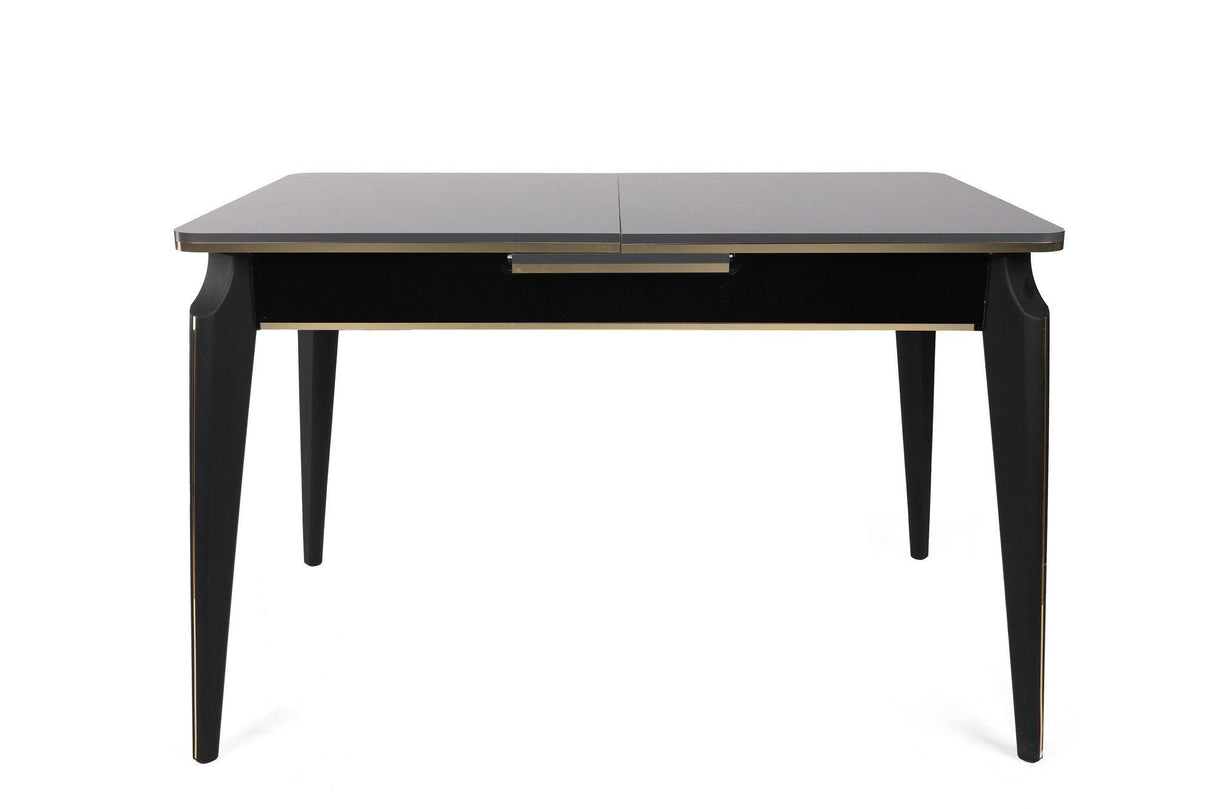 Masa Bucatarie Star Dining Table Extensibila, Gri, 120 x 75 x 79 cm - Gri inchis, SKU 974NMB1735