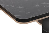 Masa Bucatarie Star Dining Table Extensibila, Gri, 120 x 75 x 79 cm - Negru, SKU 974NMB1735