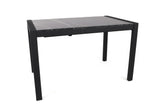 Masă dining extensibilă Silva - 1012, Negru, 120x74x75 cm