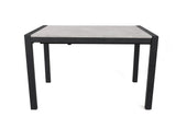 Masă dining extensibilă Silva - 1013, Mink - Negru, 120x74x75 cm