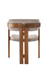 Scaun CO - 026, Nuc - Maro deschis, 58x49x76 cm