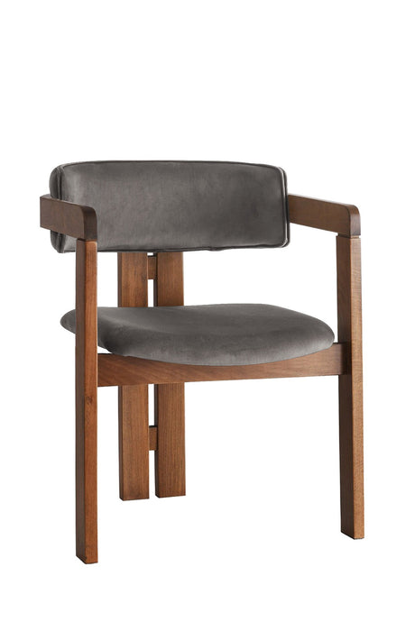 Scaun CO - 029, Nuc - Antracit, 58x49x76 cm