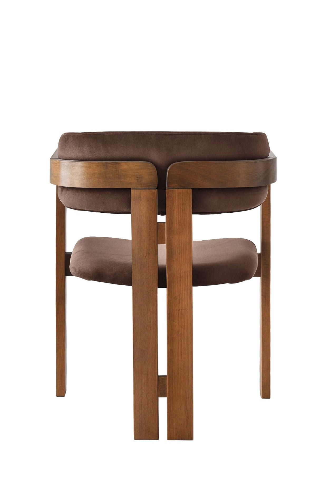 Scaun CO - 030, Nuc - Maro, 58x49x76 cm