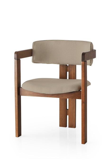 Scaun CO - 033, Nuc - Mink, 58x49x76 cm