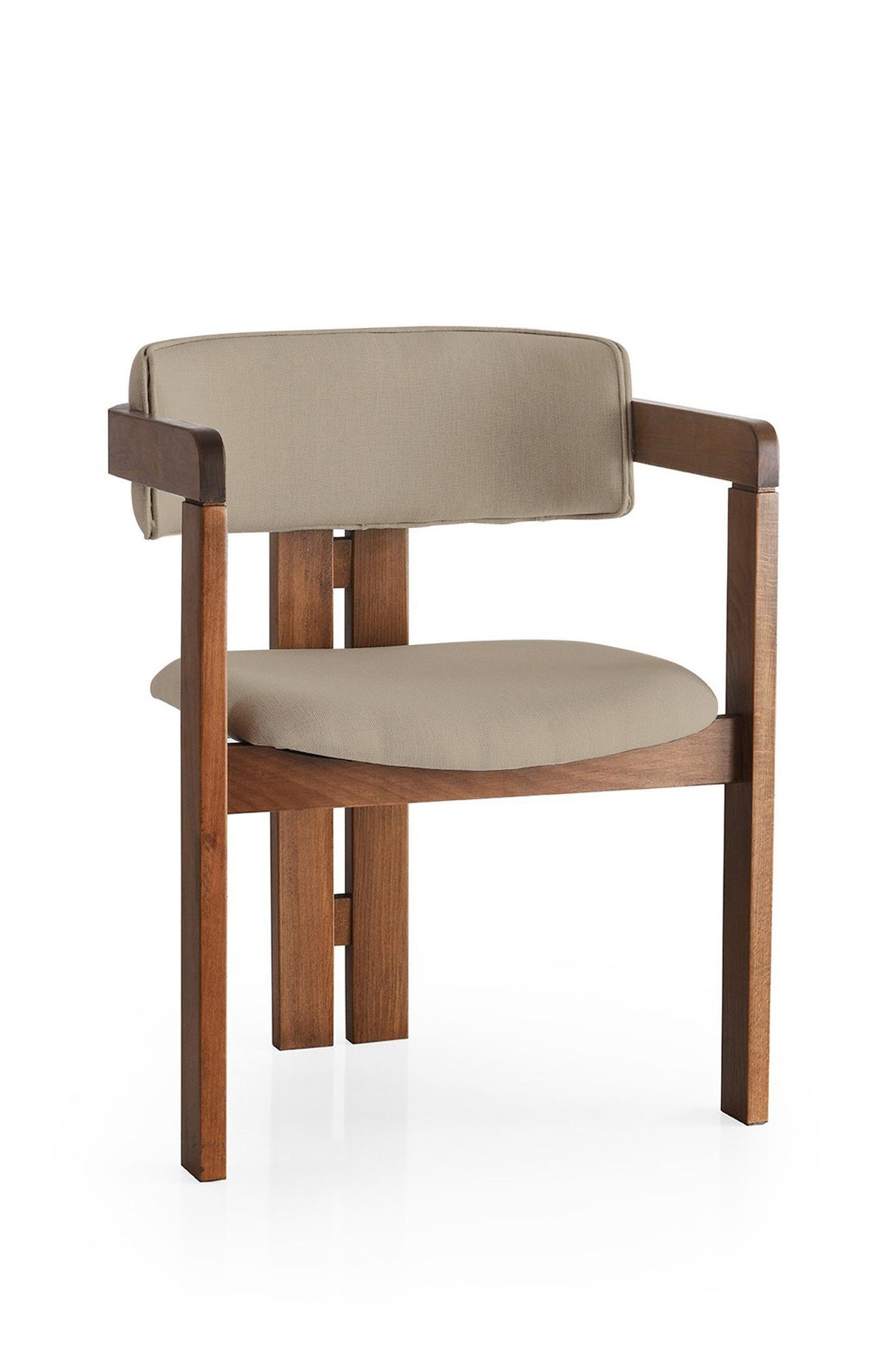 Scaun CO - 033, Nuc - Mink, 58x49x76 cm