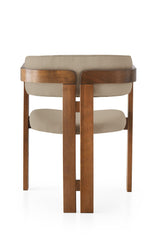 Scaun CO - 033, Nuc - Mink, 58x49x76 cm