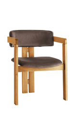 Scaun CO - 039, Stejar - Maro, 58x49x76 cm