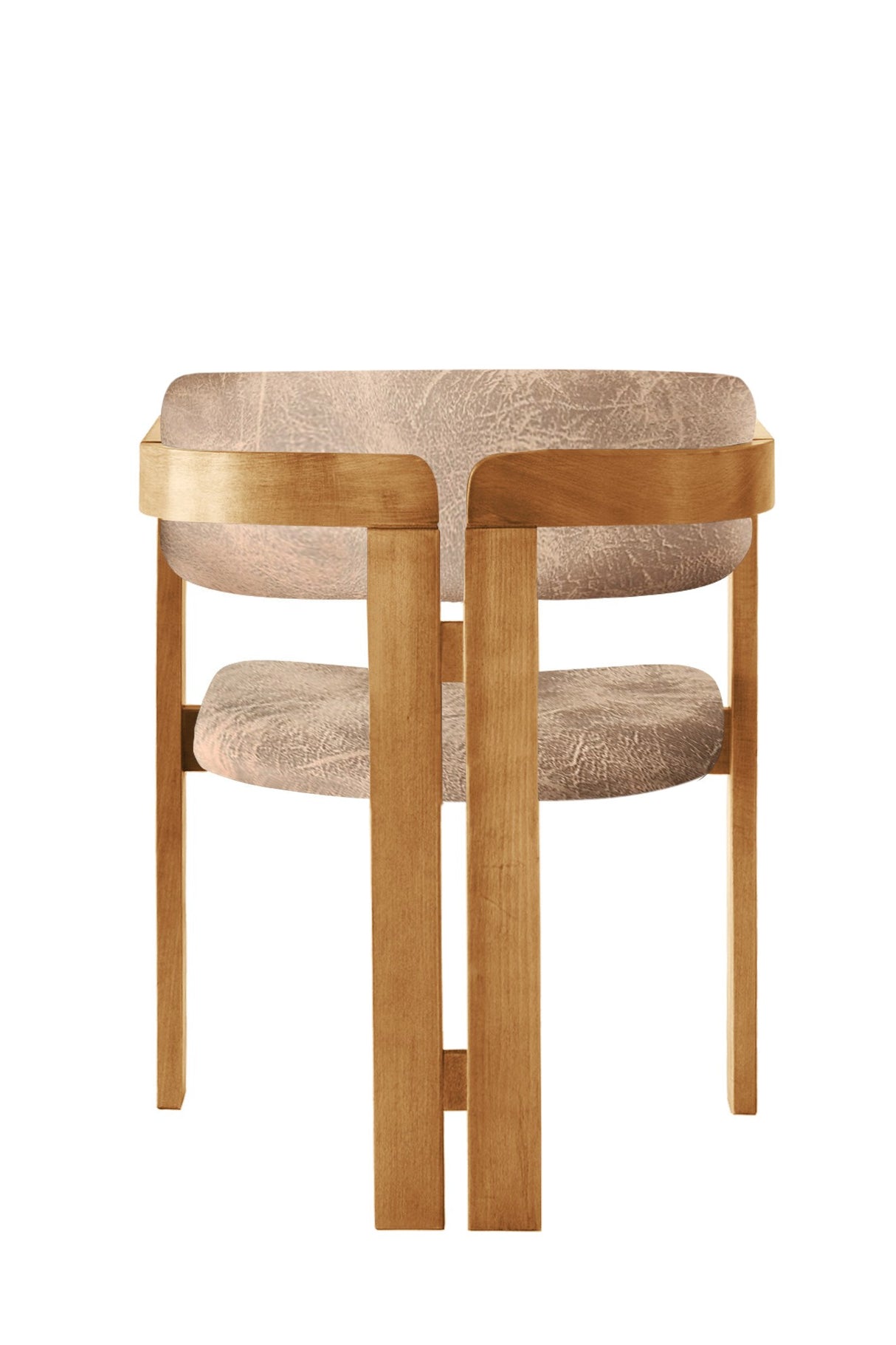 Scaun CO - 041, Stejar - Bej, 58x49x76 cm