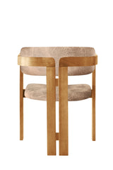 Scaun CO - 041, Stejar - Bej, 58x49x76 cm