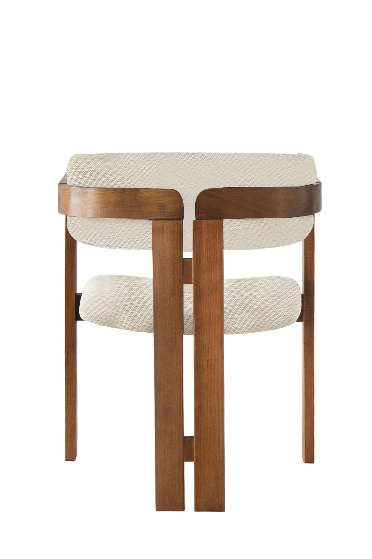 Scaun CO-015, Gri deschis - Nuc, 58x49x76 cm