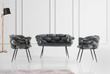 Set de canapea Balon Sofa Set,  135 x 79 x 65 cm - Gri, SKU 974NMB1801