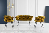 Set de canapea Balon Sofa Set,  135 x 79 x 65 cm - Auriu, SKU 974NMB1801