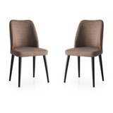 Set de scaune Luna - 673, Maro, Diverse configurații, 49x90x52 cm - 2 bucăți | SKU: 974NMB1823 | Set de scaune Luna - 673, Maro, 49x90x52 cm, varianta 2 bucăți, produs pentru amenajarea locuinței, disponibil online în România la CasaMob