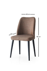Set de scaune Luna - 673, Maro, Diverse configurații, 49x90x52 cm - 2 bucăți | SKU: 974NMB1823 | Set de scaune Luna - 673, Maro, 49x90x52 cm, varianta 2 bucăți, produs pentru amenajarea locuinței, disponibil online în România la CasaMob