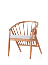 Scaun Ava - 4501, Stejar - Gri deschis, 60x55x77 cm