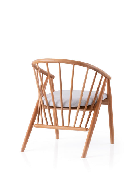 Scaun Ava - 4501, Stejar - Gri deschis, 60x55x77 cm