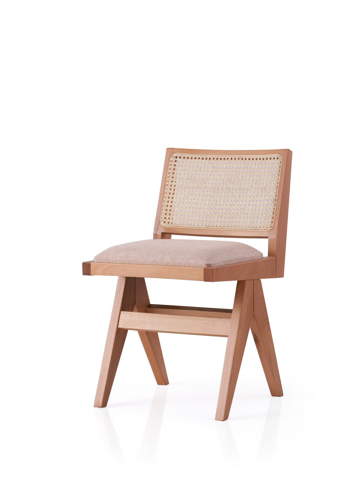 Scaun Form - 4301, Stejar - Bej, 45x60x77 cm