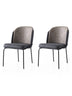 Set 2 scaune Dore - 168 V2, Auriu - Anthracithe, 62x52x75 cm, SKU 974NMB1868, imagine 1